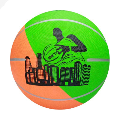 توپ بسکتبال لاستیکی سایز 7 (فسفری) – (PBR7(mc