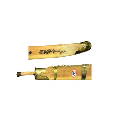 شمشیر دائو با غلاف طلایی