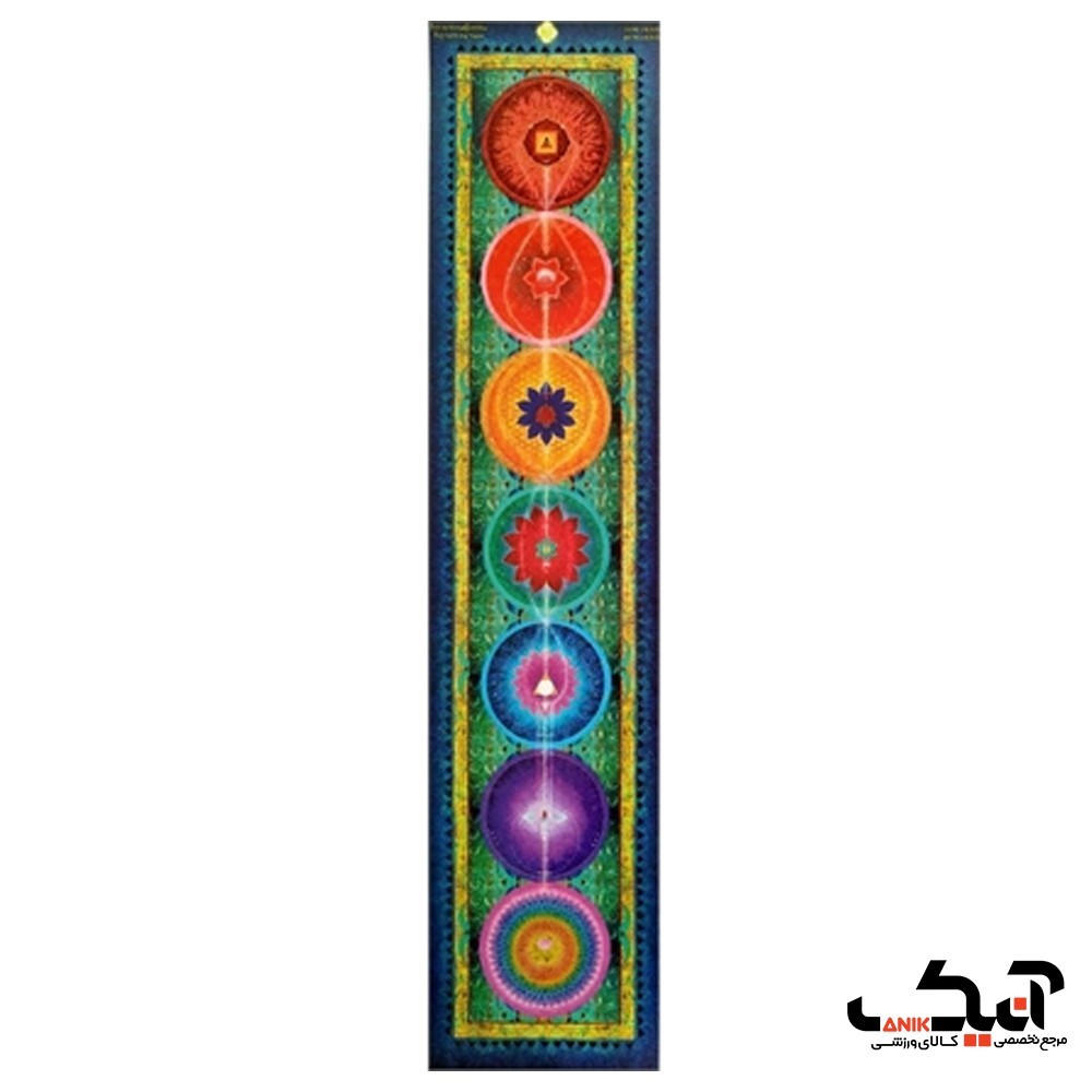 خرید اینترنتی پوستر هفت چاکرا طرح یک | خرید انواع اکسسوری یوگا