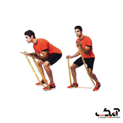 کش ایروبیک Theraband مدل CLX طول 1.65 متر LEVEL 2