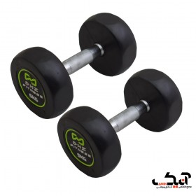 دمبل گرد مدل Fitness وزن 5 کیلوگرم بسته 2 عددی