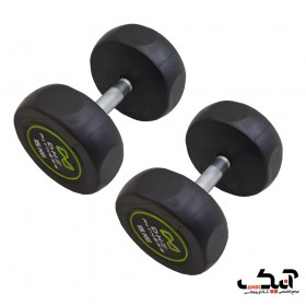 دمبل گرد مدل Fitness وزن 15 کیلوگرم بسته 2 عددی