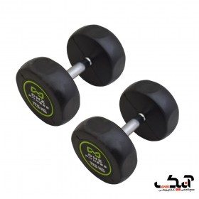 دمبل گرد مدل Fitness وزن 17.5 کیلوگرم بسته 2 عددی