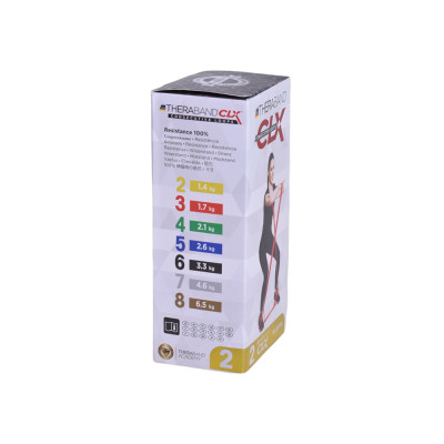 کش ایروبیک Theraband مدل CLX طول 1.65 متر LEVEL 2