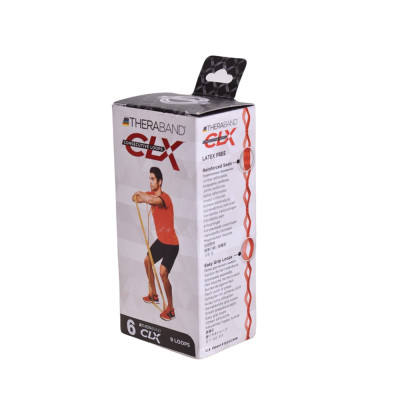 کش ایروبیک Theraband مدل CLX طول 1.65 متر LEVEL 6