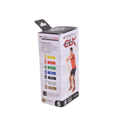 کش ایروبیک Theraband مدل CLX طول 1.65 متر LEVEL 6