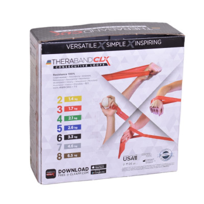 کش ایروبیک Theraband مدل CLX طول 22.8 متر LEVEL 5