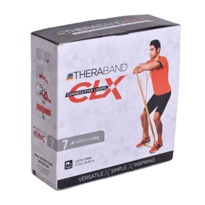 کش ایروبیک Theraband مدل CLX طول 22.8 متر LEVEL 7