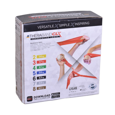 کش ایروبیک Theraband مدل CLX طول 22.8 متر LEVEL 7