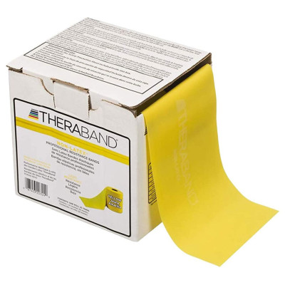 کش پیلاتس TheraBand مدل NON-LATEX طول 45.5 متر LEVEL 1