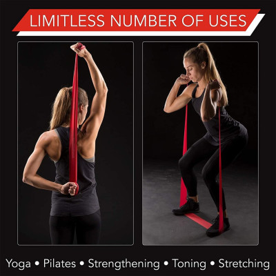 کش پیلاتس TheraBand مدل NON-LATEX طول 45.5 متر LEVEL 2