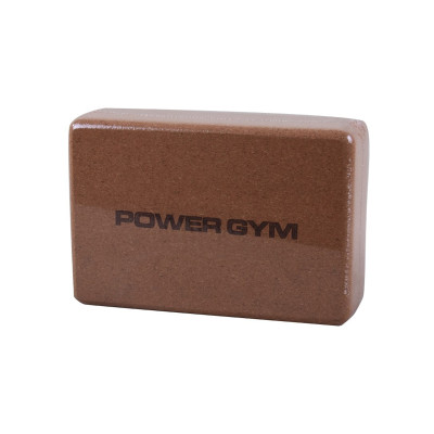 آجر یوگا چوب پنبه ای POWERGYM