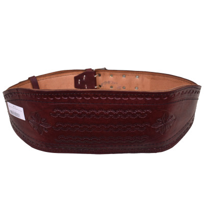 کمربند بدنسازی چرمی 13 سانت