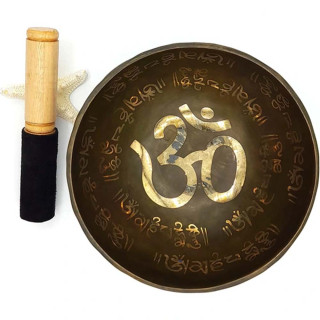 کاسه تبتی دستساز اصل نپال طرح اوم