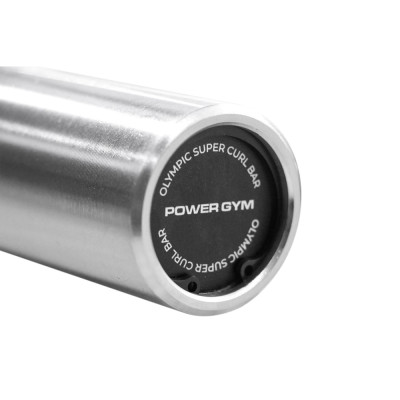 میله هالتر کراسفیت 220 سانتی متر نقره ای POWERGYM