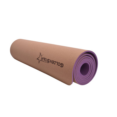 مت یوگا چوب پنبه 6 میل GOLDENSTAR