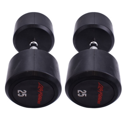 دمبل گرد 25 کیلویی LifeFitness