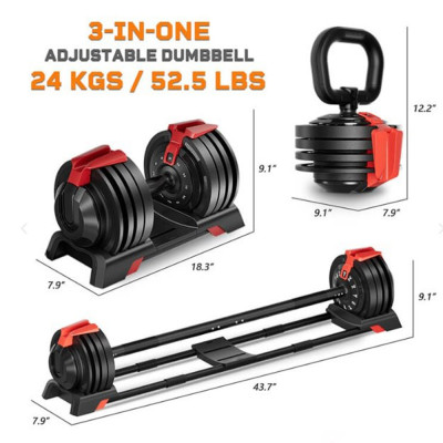 دمبل سه کاره طرح Bowflex