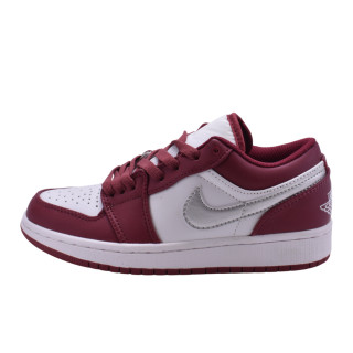 کتانی AIR JORDAN 1 زرشکی سفید طرح NIKE