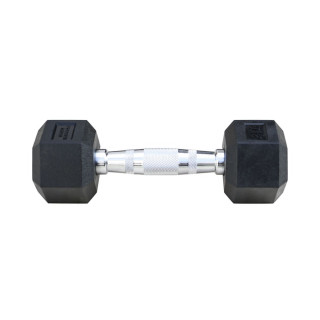 دمبل 6 ضلعی مشکی 10 کیلویی POWERGYM (بسته 2 عددی)