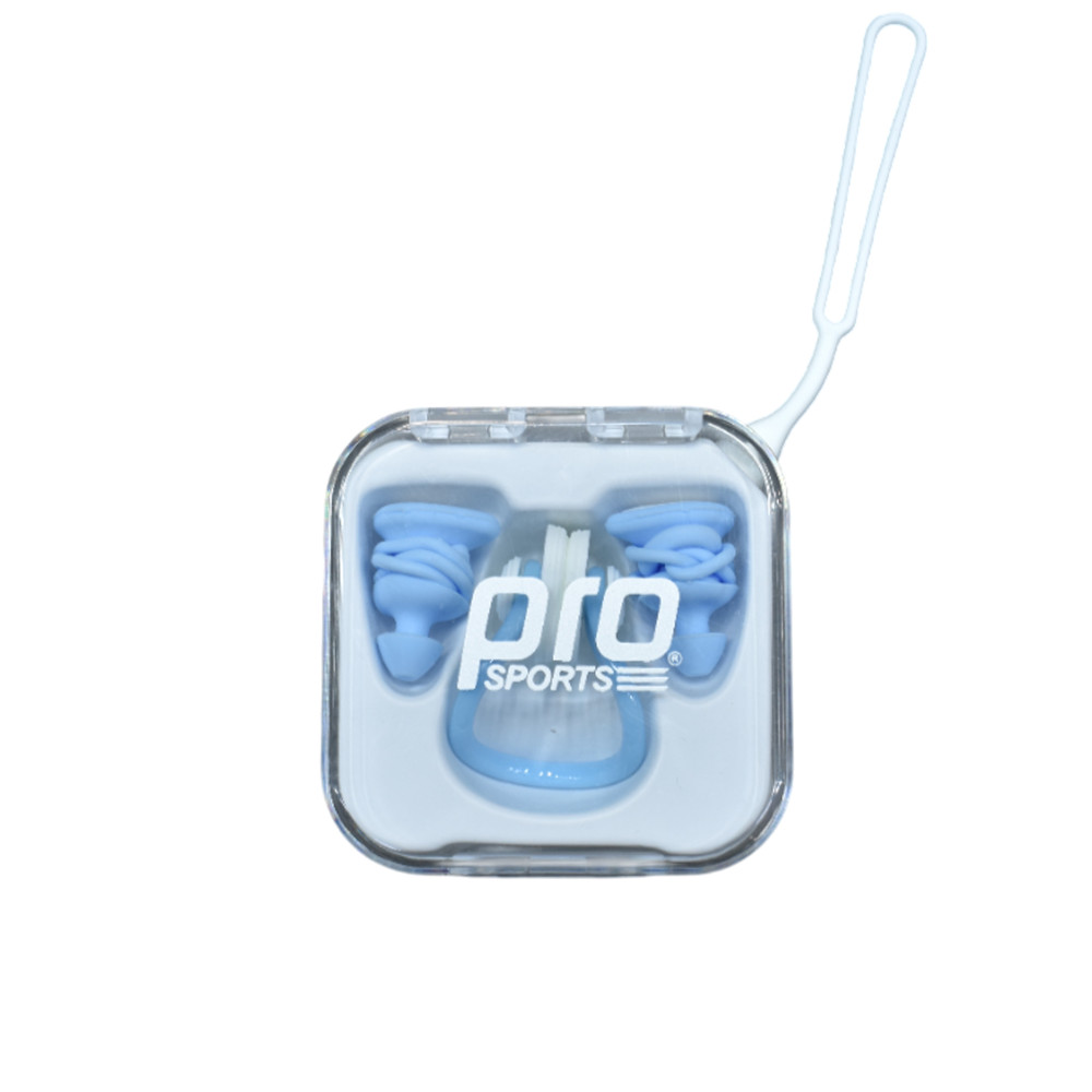 ست گوش گير و دماغ گير آبی روشن PRO | فروشگاه اینترنتی لوازم ورزشی آنیک