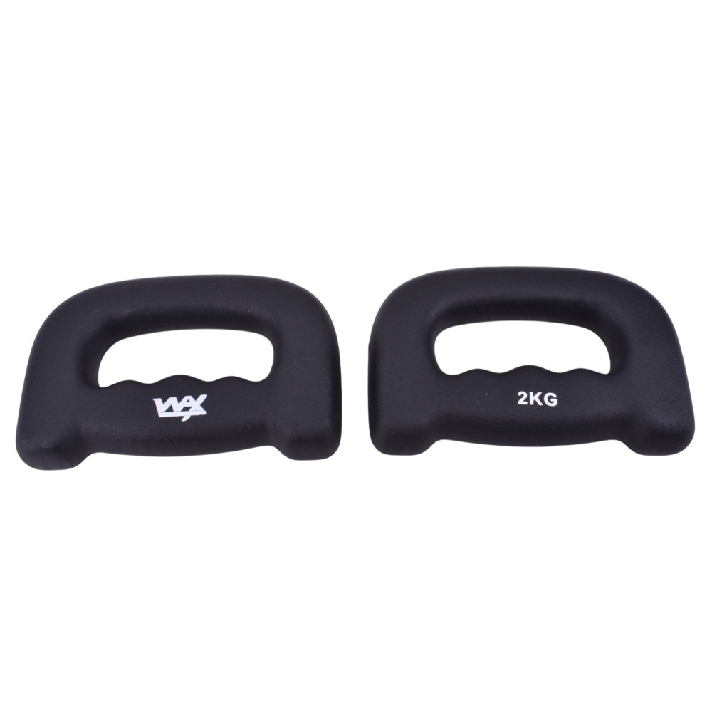 دمبل D وزن 2 کیلوگرم WAX (بسته دو عددی)