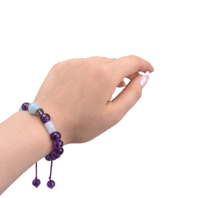 خرید دستبند سنگ طبیعی آرامش | دستبند سنگی شیک و خاص