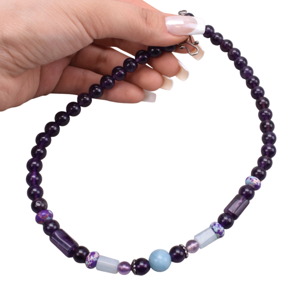 گردنبند آرامش و خوشبختی | خرید گردنبند سنگ اصل