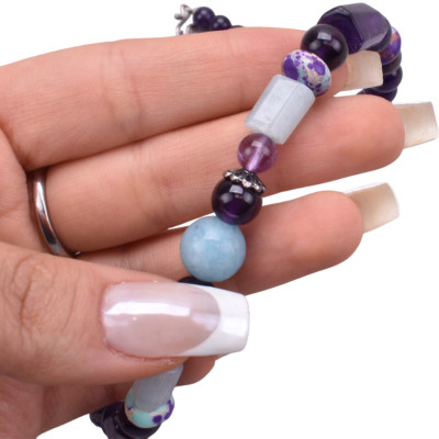 گردنبند آرامش و خوشبختی | خرید گردنبند سنگ اصل