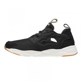 کفش ریبوک زنانه مدل Reebok WOMEN CLASSIC FURYLITE LOOM BLACK KHAKI CHALK