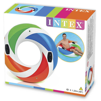 حلقه شنا رنگارنگ مدل Intex 58202