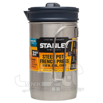 ست ظرف استیل و قهوه ساز Stanley مدل Adventure Steel