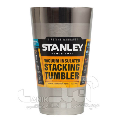 ماگ دو جداره استیل Stanley مدل Adventure Stacking Vacuum Pint
