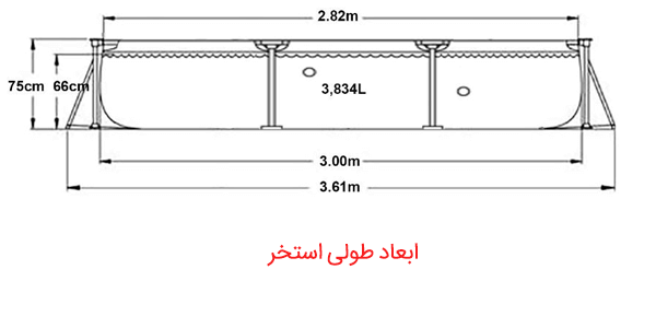 استخر پیش ساخته مدل intex 28272